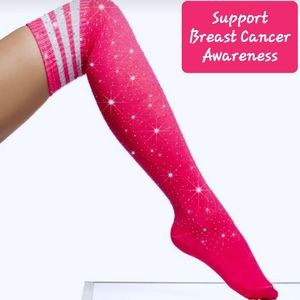 $30 LAST DAY🛍 BARBIE Pink Rhinestone Over-Knee Sock STRETCHY🎉HP ? OFFERS ?